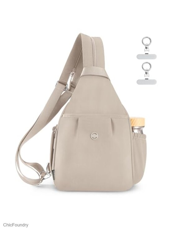 3-Ways Convertible Crossbody Backpack Anti-Theft Travel Sling Bag Water Bottle main image 4